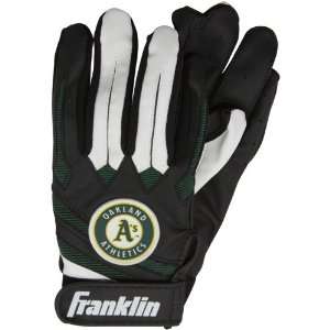    MLB Oakland Athletics Black Youth Batting Gloves