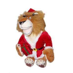  Merry Madagascar Christmas Plush Alex the Lion: Toys 