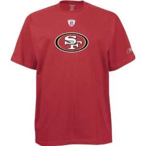  San Francisco 49ers Official Red Sideline T Shirt: Sports 