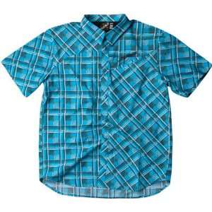  Fly Racing Plaid Shirt Blue X large: Sports & Outdoors