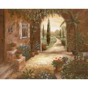  Secret Garden II by Vivian Flasch. Size 20.00 X 16.00 Art 