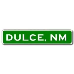  DULCE, NEW MEXICO City Limit Sign   Aluminum   4 x 18 