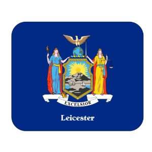  US State Flag   Leicester, New York (NY) Mouse Pad 