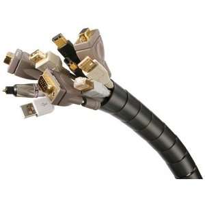com Monster Cableit Cable Management Kit   16 ft. Large Black Cableit 
