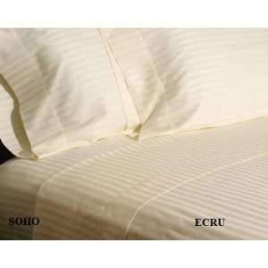 SOHO Egyptian cotton 800 Thread Count Sateen Stripe 4 Pc Comforter Set 