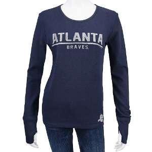    Atlanta Braves Womens Subzero Waffle T Shirt: Sports & Outdoors