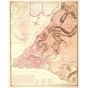  Historical Map of New York (Manhattan), 1766, Antique Map 