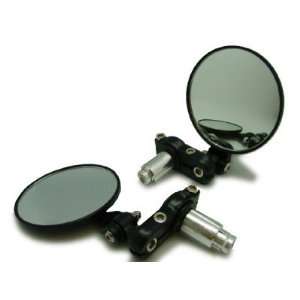 Universal 3 Motorcycle Bar End Side Mirror with 2 rotation design for 