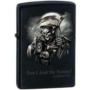   Fear the Reaper Black Matte Lighter, 0409: Health & Personal Care