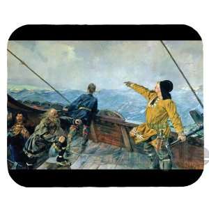  Leif Ericson Discovers America Mouse Pad 