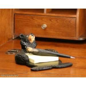  Bear Desk Set with Pen and Sticky Note Pad: Home & Kitchen