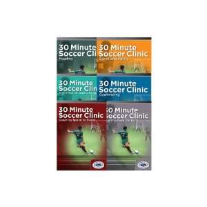 30 Minute Soccer Clinic   Complete Set (6 Dvds)   6 DVD SET:  