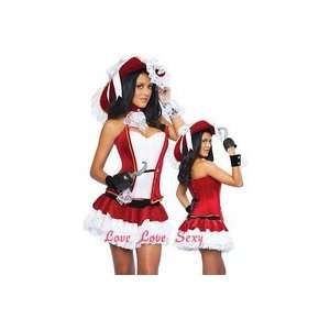 white+red sexy Role Play sexy Pirates attire cosplay clothes Burlesque 