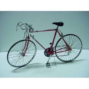  1/6 Scale Diecast Metal  The Racer  Bike in Red Color 