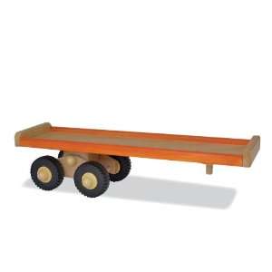  Holztiger Vehicles Semi Trailer Orange: Toys & Games