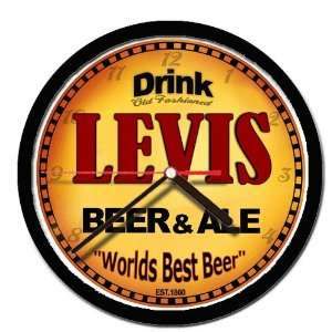  LEVIS beer and ale cerveza wall clock: Everything Else