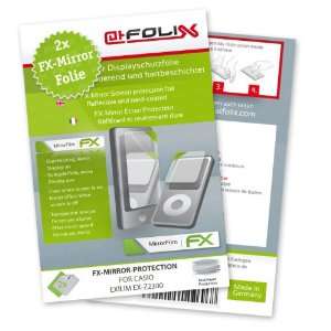  2 x atFoliX FX Mirror Stylish screen protector for Casio 
