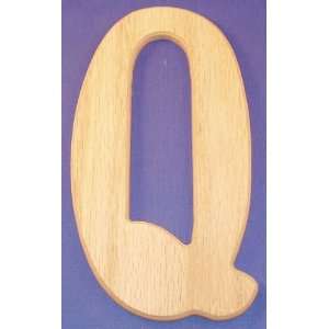  Wooden Letter 6 Inch Letter Q