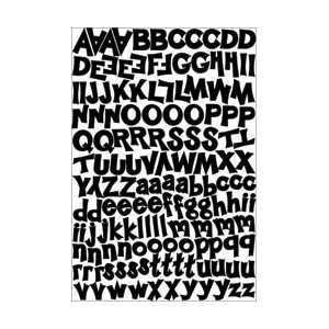  Karen Foster Alphabet Cardstock Stickers 5.5X9 Sheet 