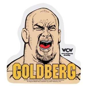  WCW   Goldberg Cartoon Decal Automotive