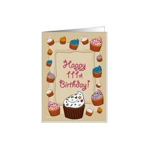  111th Birthday Cupcakes Card: Toys & Games