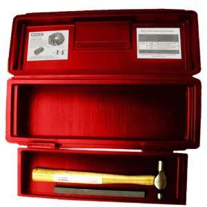  EDCO 12005 Red Tool Box with Hammer and Punch: Home 