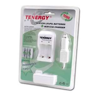   LiFePO4 Li Ion Batteries Kit with AC/DC Smart Charger Tenergy 30203