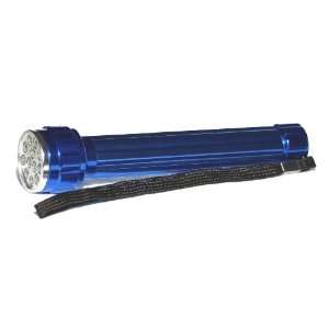 Keystone 12B 12 LED Bright Aluminum Flashlight with Batteries, Blue