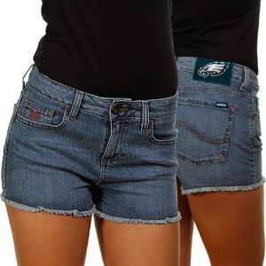   : Philadelphia Eagles Ladies Tight End Jean Shorts: Sports & Outdoors