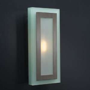  1474/CFL SN Acid Frost Slim Wall Sconce: Home Improvement
