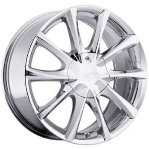  14x6 Chrome Wheel Platinum E Twine 5x115 5x100 Automotive