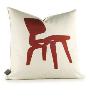  Designer Chair Pillow  White: Home & Kitchen