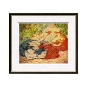  Cats 190910 Framed Giclee Print: Home & Kitchen
