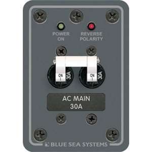   New BLUE SEA 8077 BREAKER PANEL 120VAC 30A MAIN   19053 Electronics