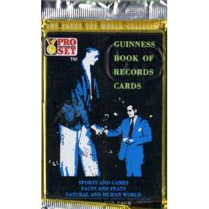 GUINNESS BOOK OF RECORDS TRADING CARDS 4 PACKS OF 10 COUNT 