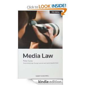 Media Law, 5e Peter Carey  Kindle Store