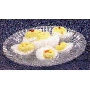  Dollhouse Miniature Deviled Eggs on Plate: Everything Else