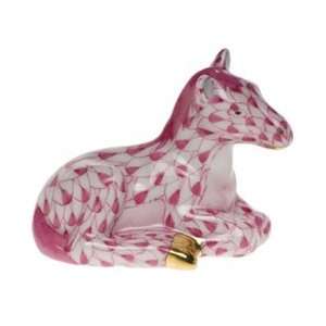  Herend Mini Horse Raspberry Fishnet