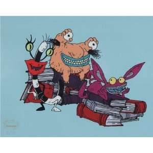 AAHHH! Real Monsters Animation Art Cel Sericel Limited Edition Cel 