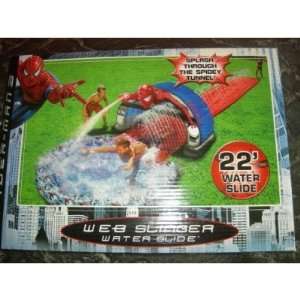  Spiderman 3 Web Slinger Water Slide   Huge 22 Ft 