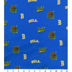  NCAA Cotton Fabric UCLA Herringbone: Home & Kitchen
