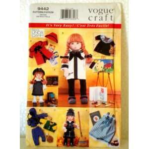  Vogue Craft 9442 Doll Clothes designed by Linda Carr Toys 
