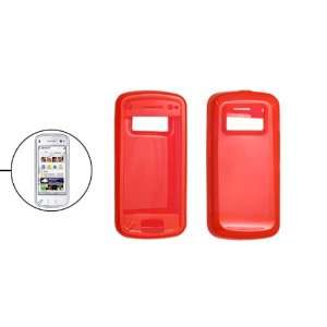   Plastic Cover Clear Red Shell Phone Case for Nokia N97: Electronics