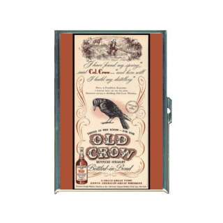    OLD CROW KENTUCKY WHISKEY VINTAGE AD ID CIGARETTE CASE: Clothing