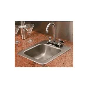 Aline by Advance Tabco SS 1 1715 10RE Stainless Steel Drop In Bar Sink 
