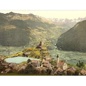 Vintage Travel Poster   Landeck Ladis near Landeck Tyrol 