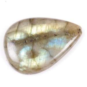 Semi   Precious Natural 31.00 Ct Good   Looking Labradorite Pear Shape 