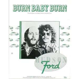    Sheet Music Burn Baby Burn Hudson Ford 179: Everything Else