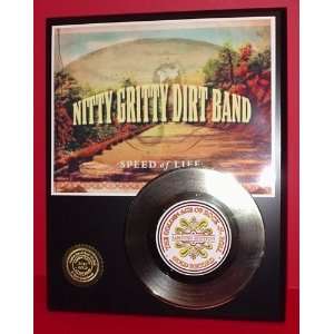 Nitty Gritty Dirt Band 24kt Gold Record LTD Edition Display ***FREE 