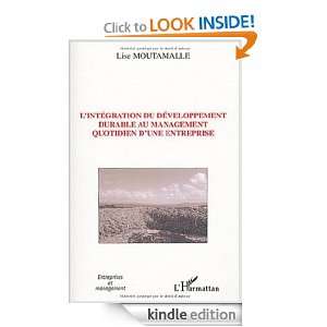 intégration du développement durable au management quotidien dune 
